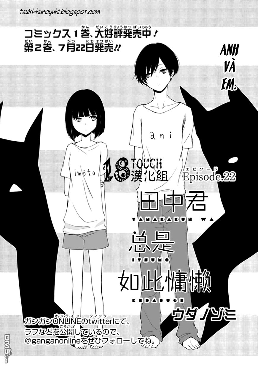 Tanaka-Kun Wa Itsumo Kedaruge Chapter 22 - 1