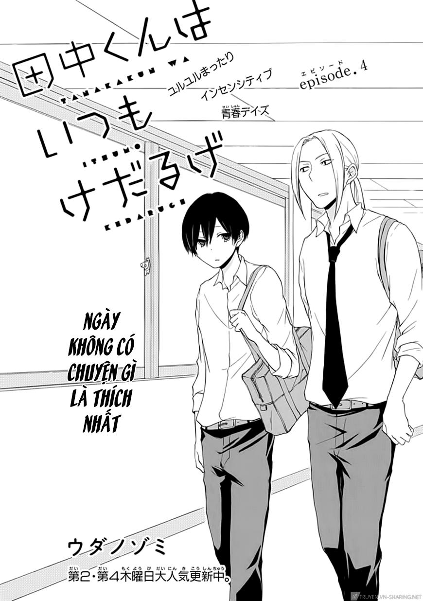 Tanaka-Kun Wa Itsumo Kedaruge Chapter 4 - 5