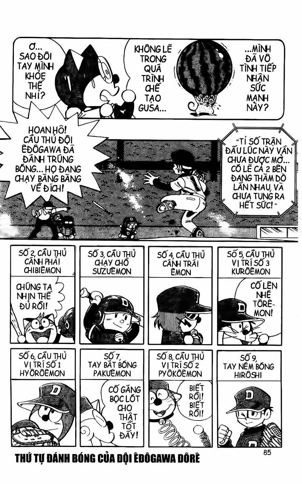 Doraemon Bóng Chày Chapter 36 - 37