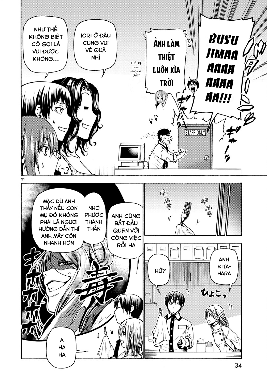 Grand Blue - Cô Gái Thích Lặn Chapter 34 - 35