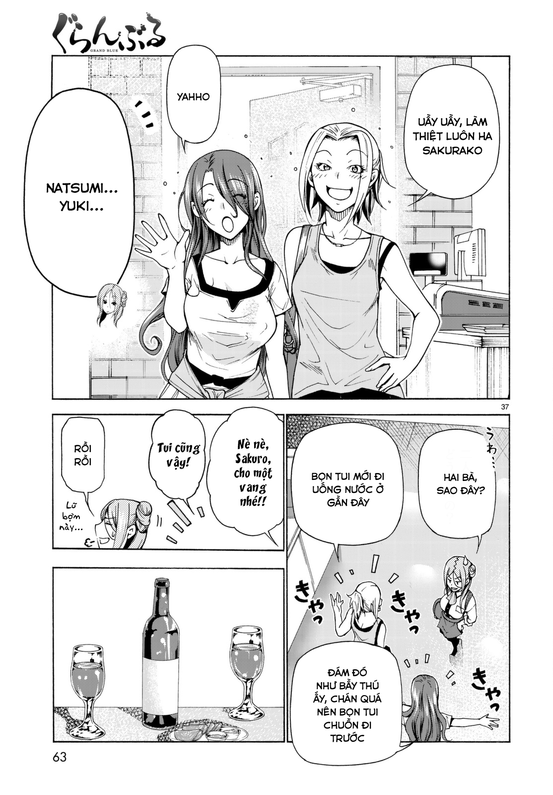 Grand Blue - Cô Gái Thích Lặn Chapter 37 - 39