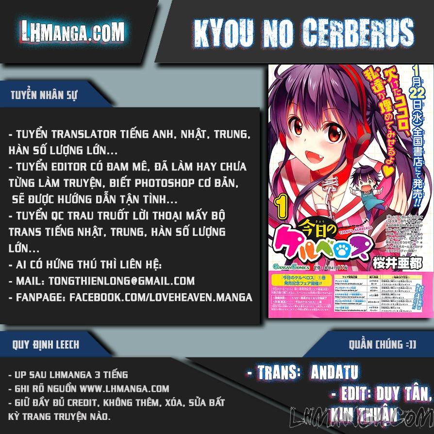 Kyou No Cerberus Chapter 10 - 1