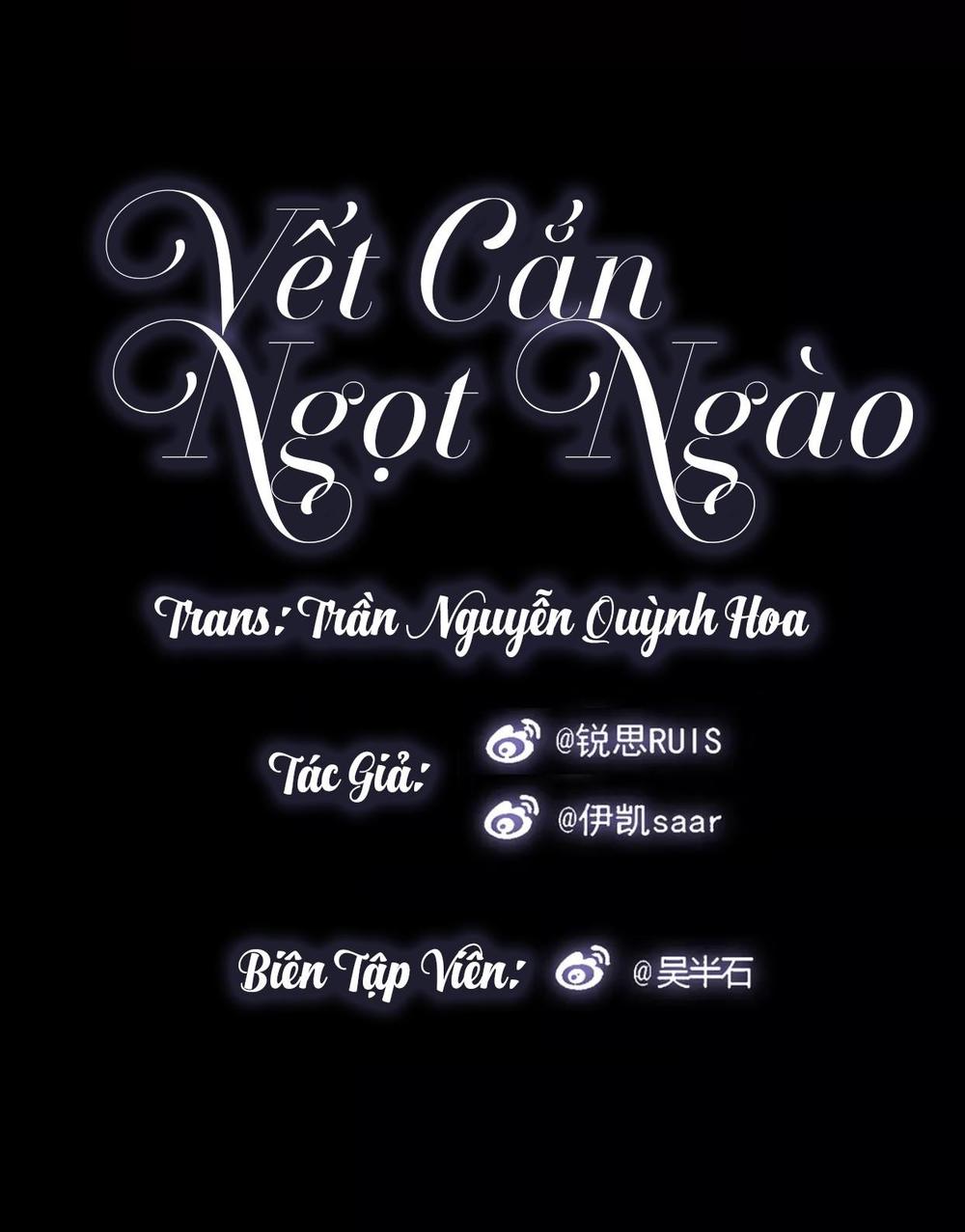 Vết Cắn Ngọt Ngào Chapter 4 - 1