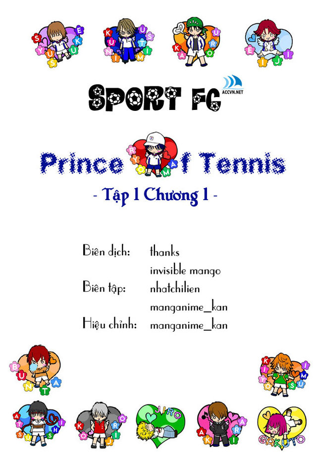 Hoàng Tử Tennis Chapter 1 - 1