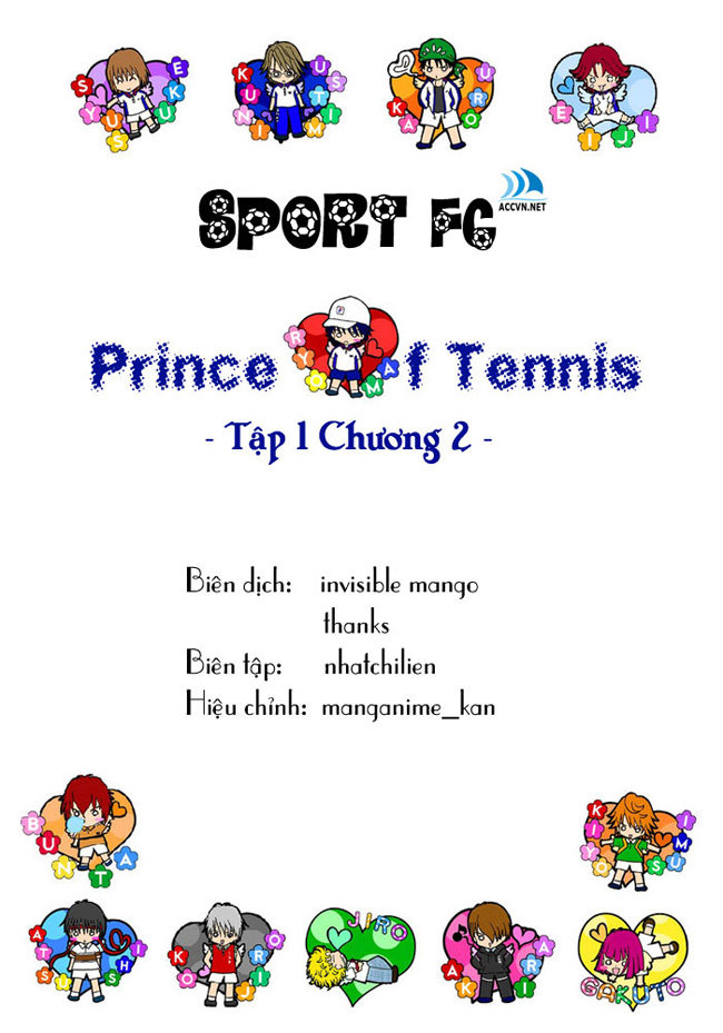 Hoàng Tử Tennis Chapter 2 - 1