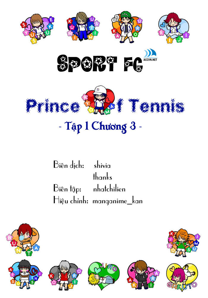 Hoàng Tử Tennis Chapter 3 - 1