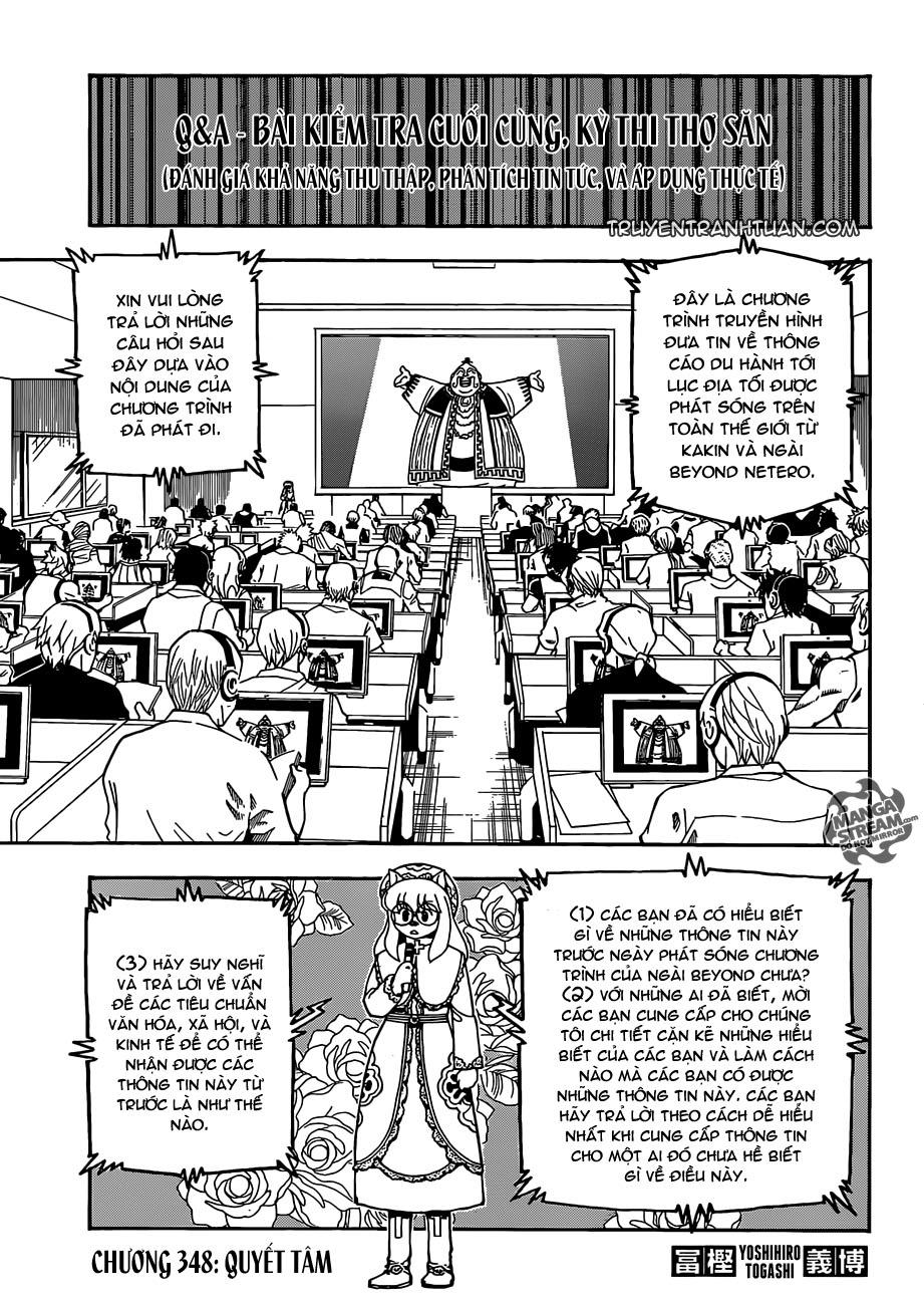 Hunter X Hunter Chapter 348 - 1