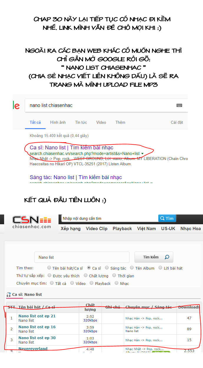 Nano List Chapter 30 - 2