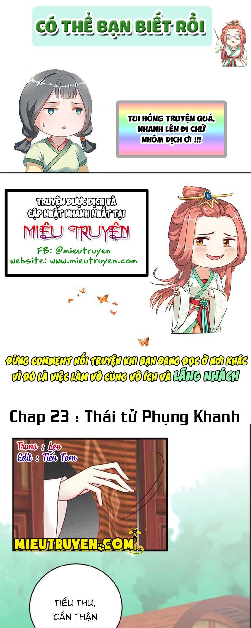 Tuyệt Thế Độc Phi Của Tà Vương Chapter 23 - 1