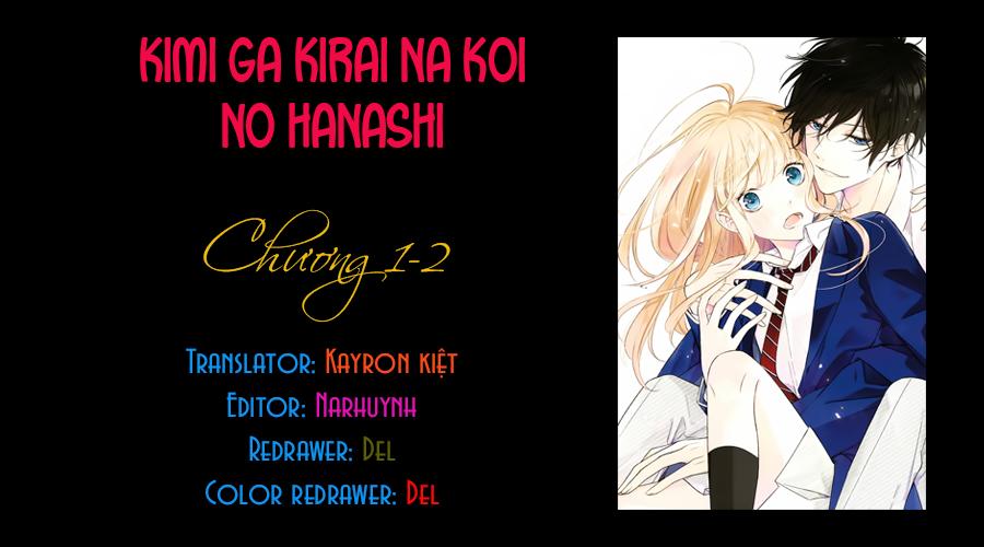 Kimi Ga Kirai Na Koi No Hanashi Chapter 1.5 - 3