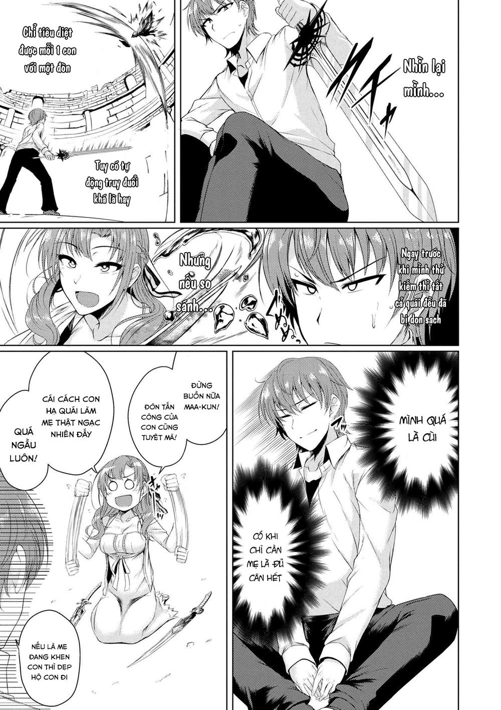 Tsuujou Kougeki Ga Zentai Kougeki De Ni-Kai Kougeki No Okaasan Wa Sukidesu Ka? Chapter 4 - 5