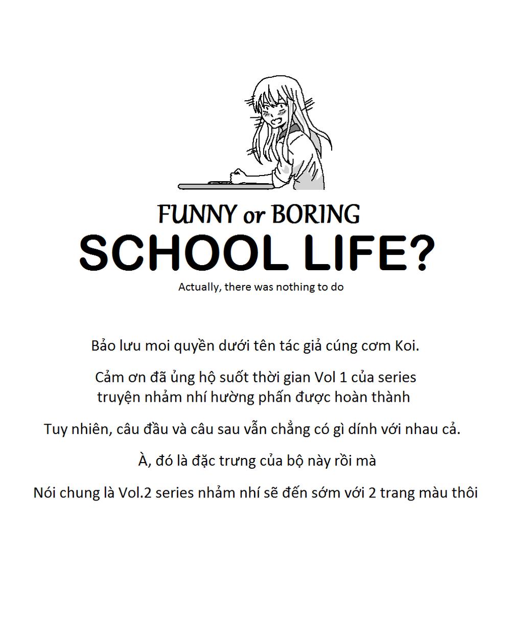 Funny Or Boring School Life? Chapter 4 - 16