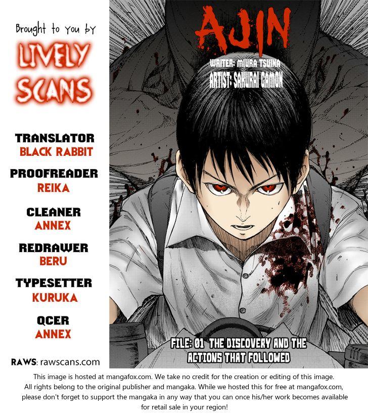 Ajin Chapter 1 - 2