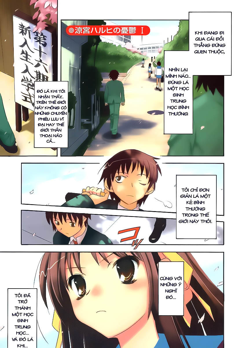 Suzumiya Haruhi No Yuutsu Chapter 1 - 4