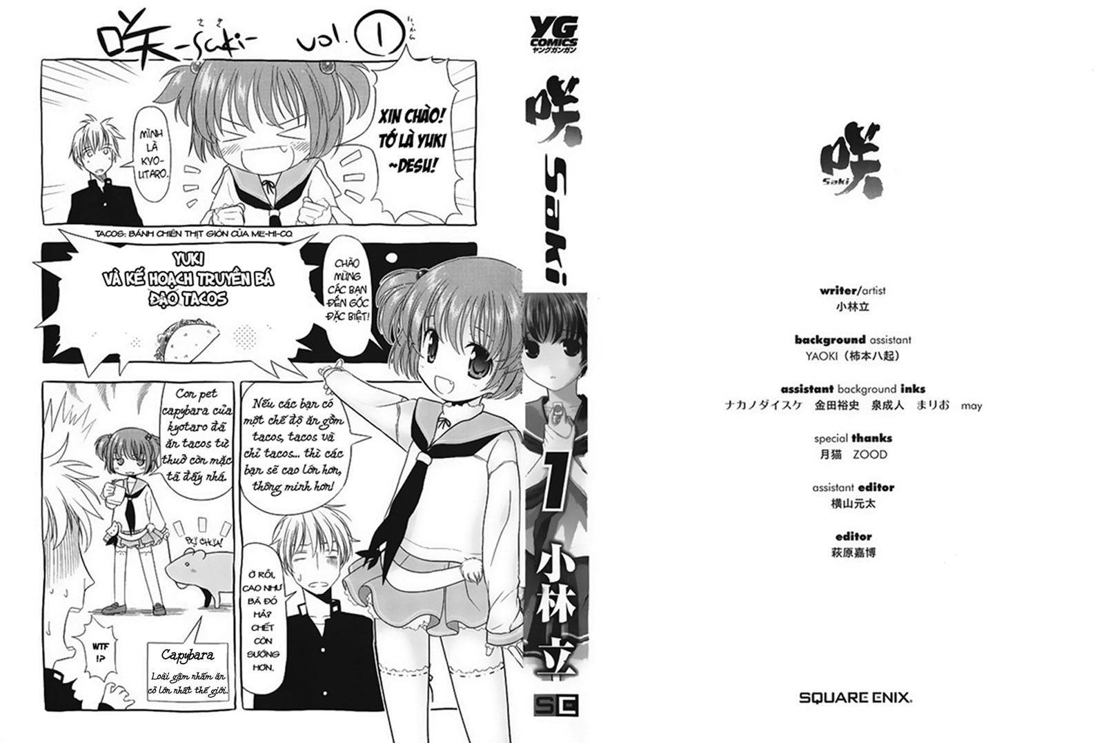 Saki Chapter 1 - 4