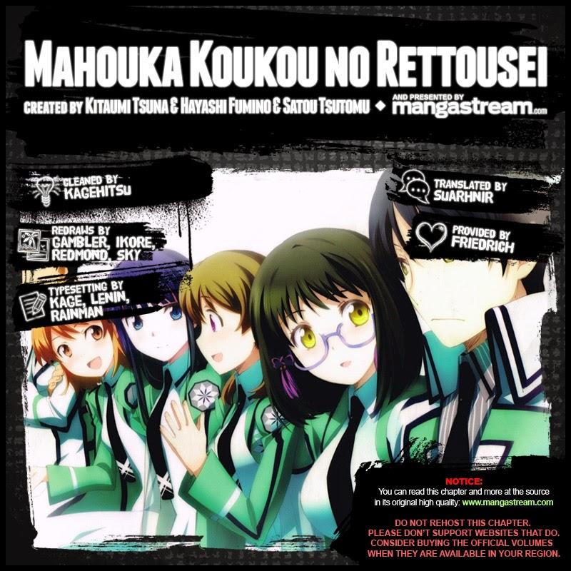 Mahouka Koukou No Rettousei - Kyuukousen Hen Chapter 1 - 1