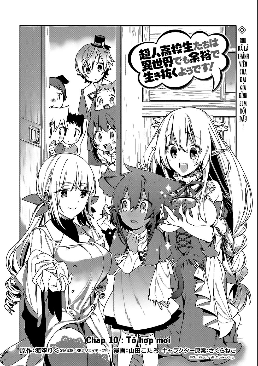 Choujin Koukousei-Tachi Wa Isekai Demo Yoyuu De Ikinuku You Desu Chapter 10 - 3