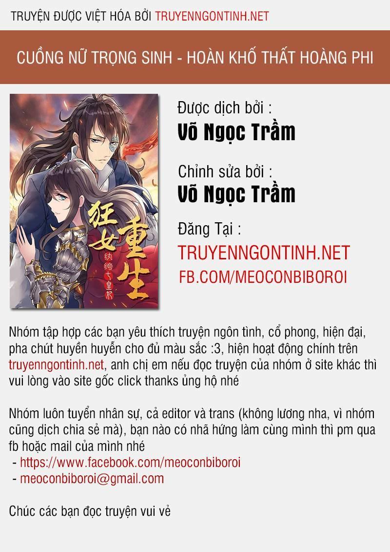 Cuồng Nữ Trọng Sinh - Hoàn Khố Thất Hoàng Phi Chapter 37 - 1