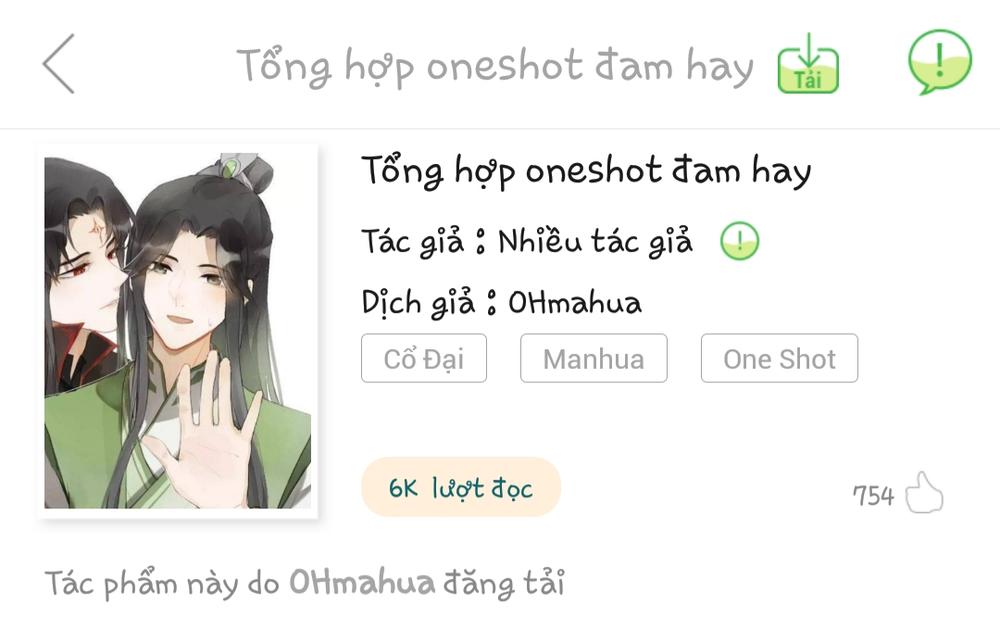 Tổng Hợp One Shot Hay Chapter 5 - 16