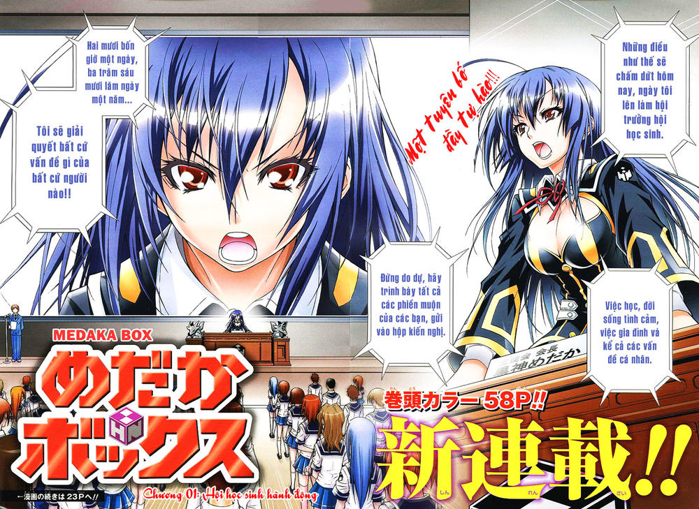 Medaka Box Chapter 1 - 3