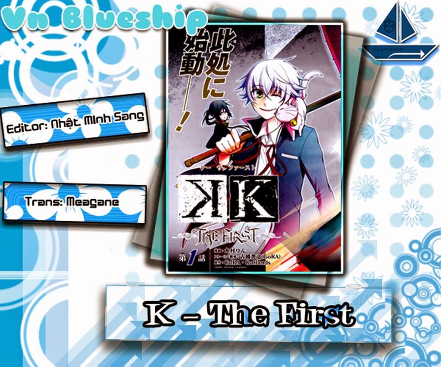 K - The First Chapter 1 - 1