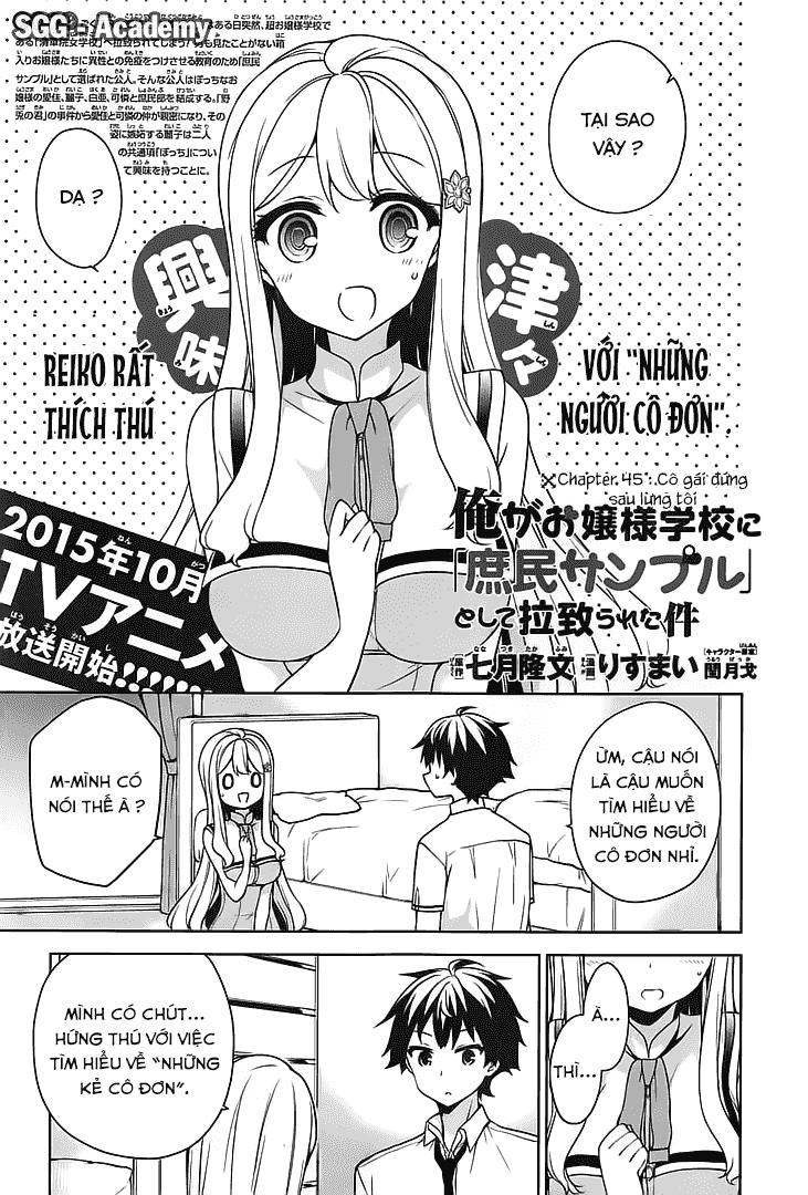 Ore Ga Ojou-Sama Gakkou Ni Shomin Sample Toshite Rachirareta Ken Chapter 45 - 1