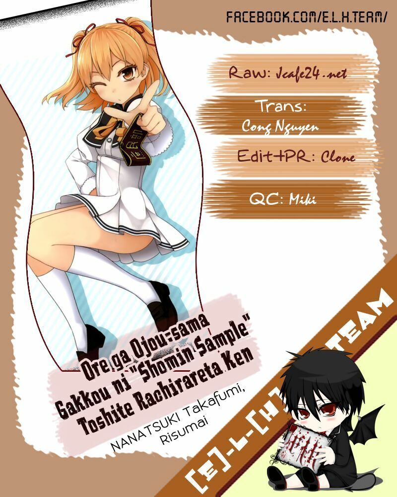 Ore Ga Ojou-Sama Gakkou Ni Shomin Sample Toshite Rachirareta Ken Chapter 29 - 1