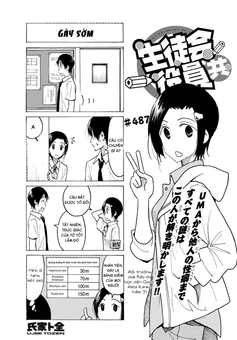 Seitokai Yakuindomo Chapter 487 - 1