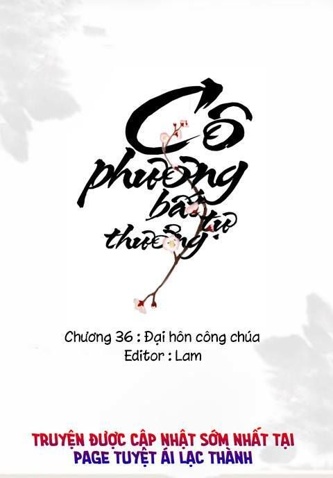 Cô Phương Bất Tự Thưởng (Màu) Chapter 36 - 1