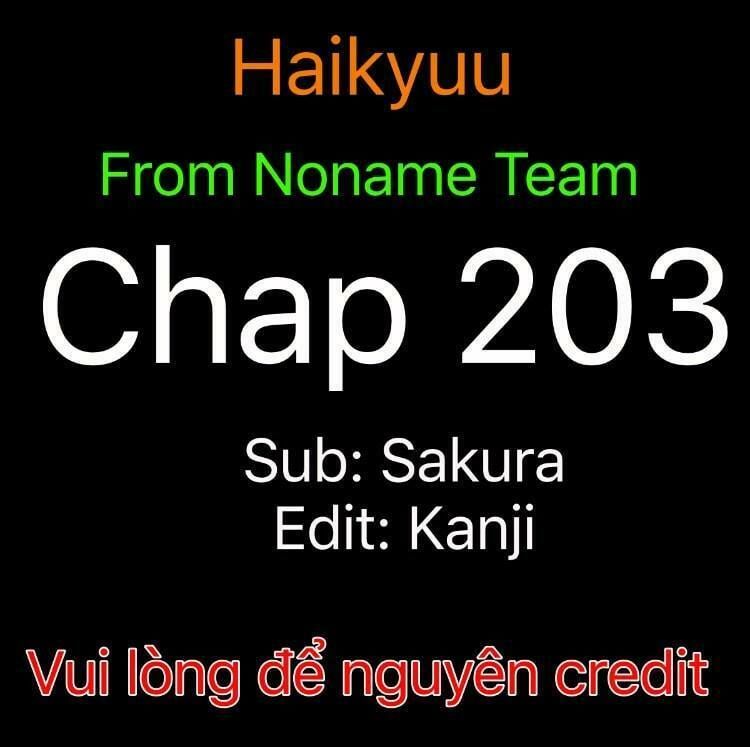 Haikyuu Chapter 203 - 1