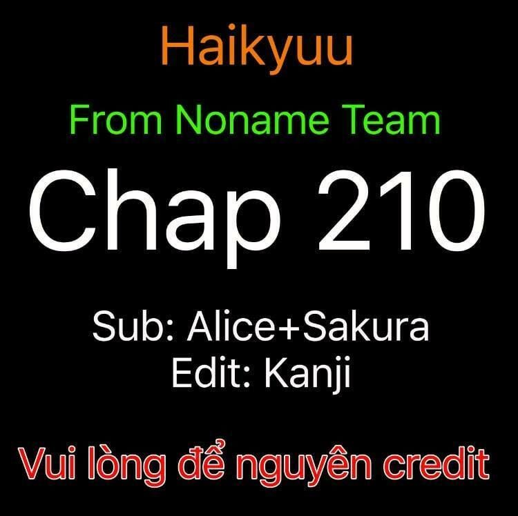 Haikyuu Chapter 210 - 1