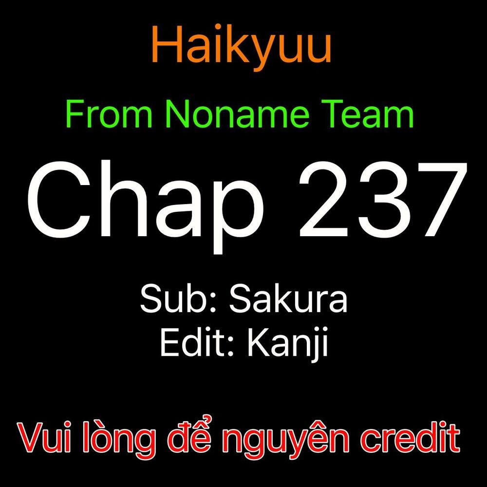 Haikyuu Chapter 237 - 1