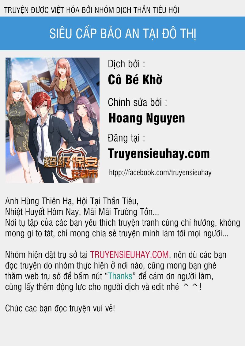 Siêu Cấp Bảo An Tại Đô Thị Chapter 41 - 1