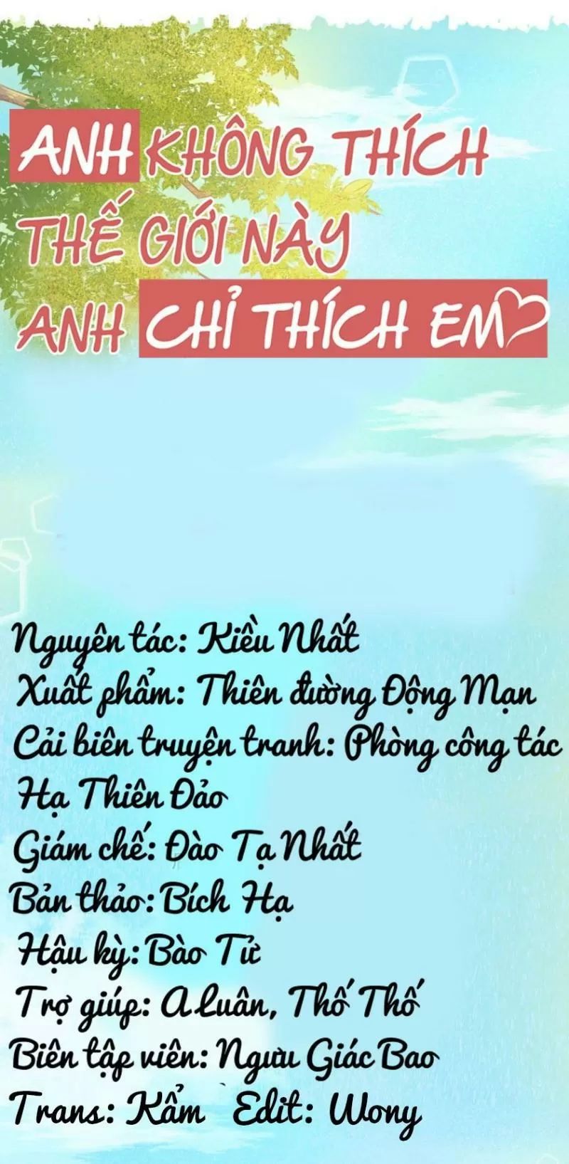 Anh Không Thích Thế Giới Này, Anh Chỉ Thích Em Chapter 48 - 10