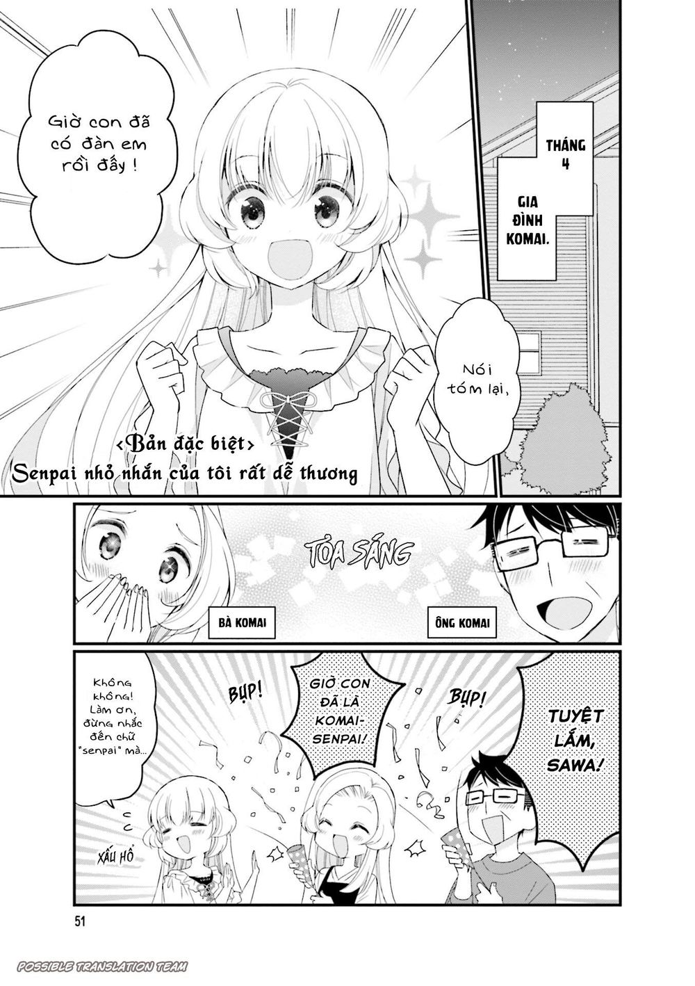 Senpai Nhỏ Nhắn Của Tôi Rất Dễ Thương Chapter 22 - 3