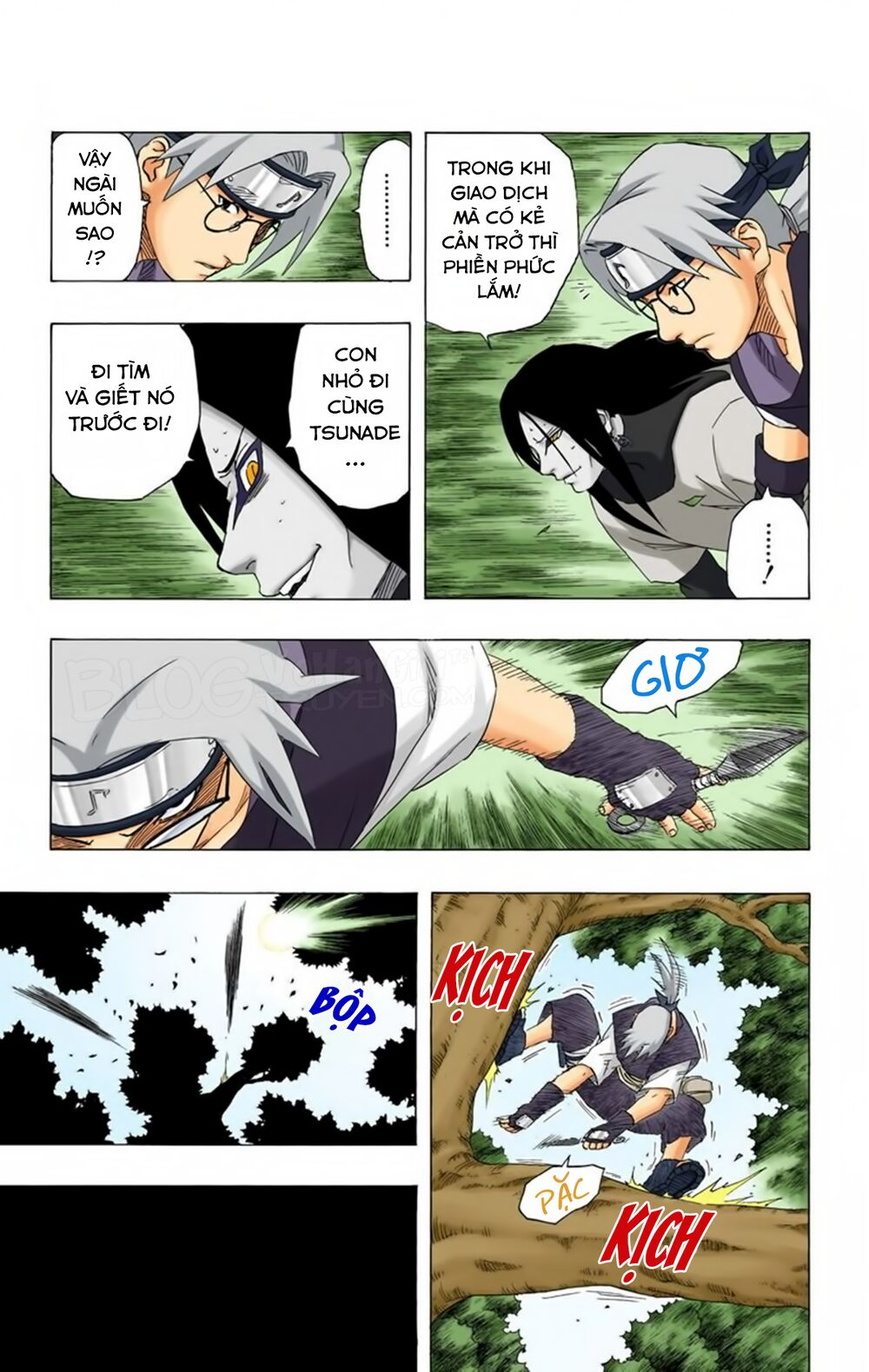 Naruto Full Màu Chapter 162 - 9