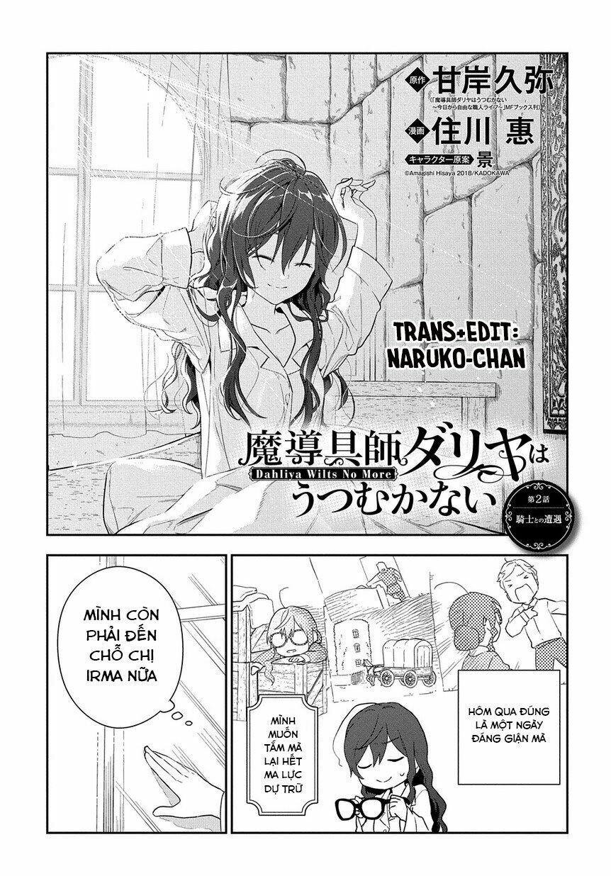 Madougushi Dahliya Wa Utsumukanai ~Kyou Kara Jiyuu Na Shokunin Life~ Chapter 4 - 1