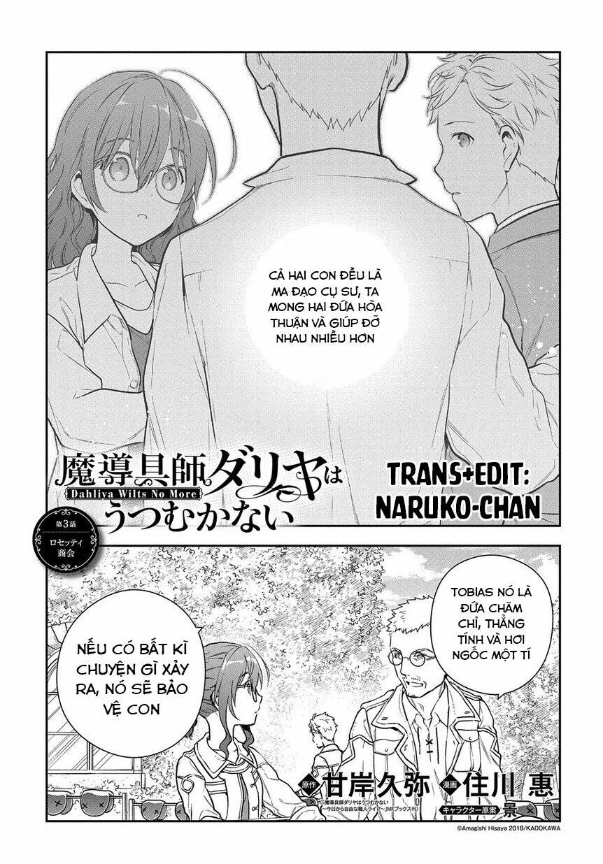 Madougushi Dahliya Wa Utsumukanai ~Kyou Kara Jiyuu Na Shokunin Life~ Chapter 5 - 1