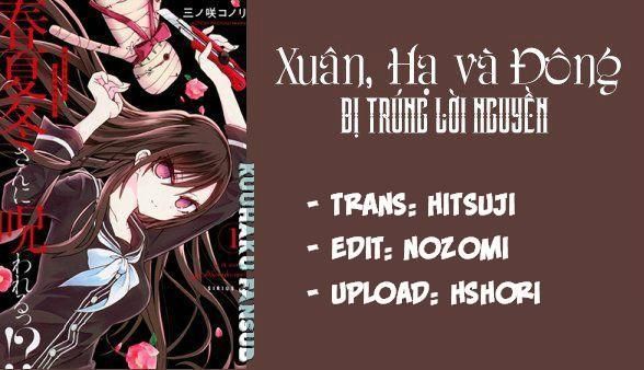 Xuân, Hạ Và Đông Bị Trúng Lời Nguyền Chapter 8 - 1