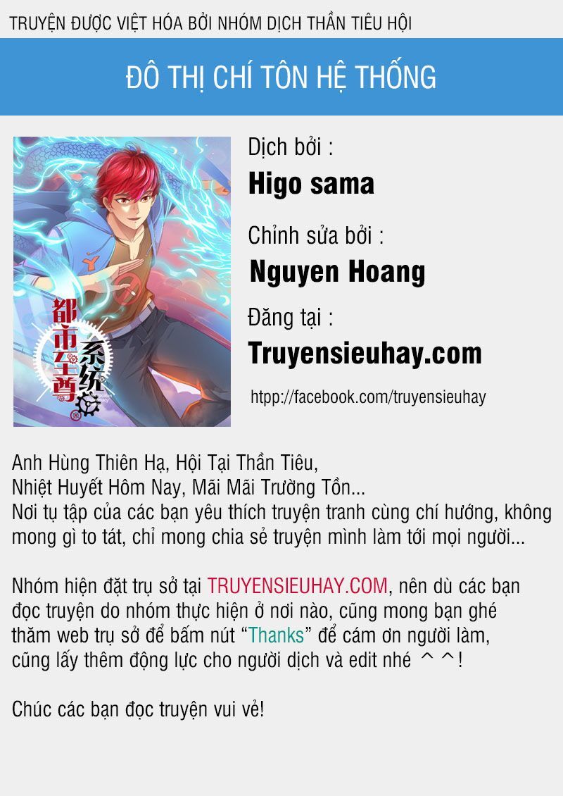 Đô Thị Chí Tôn Hệ Thống Chapter 3 - 1