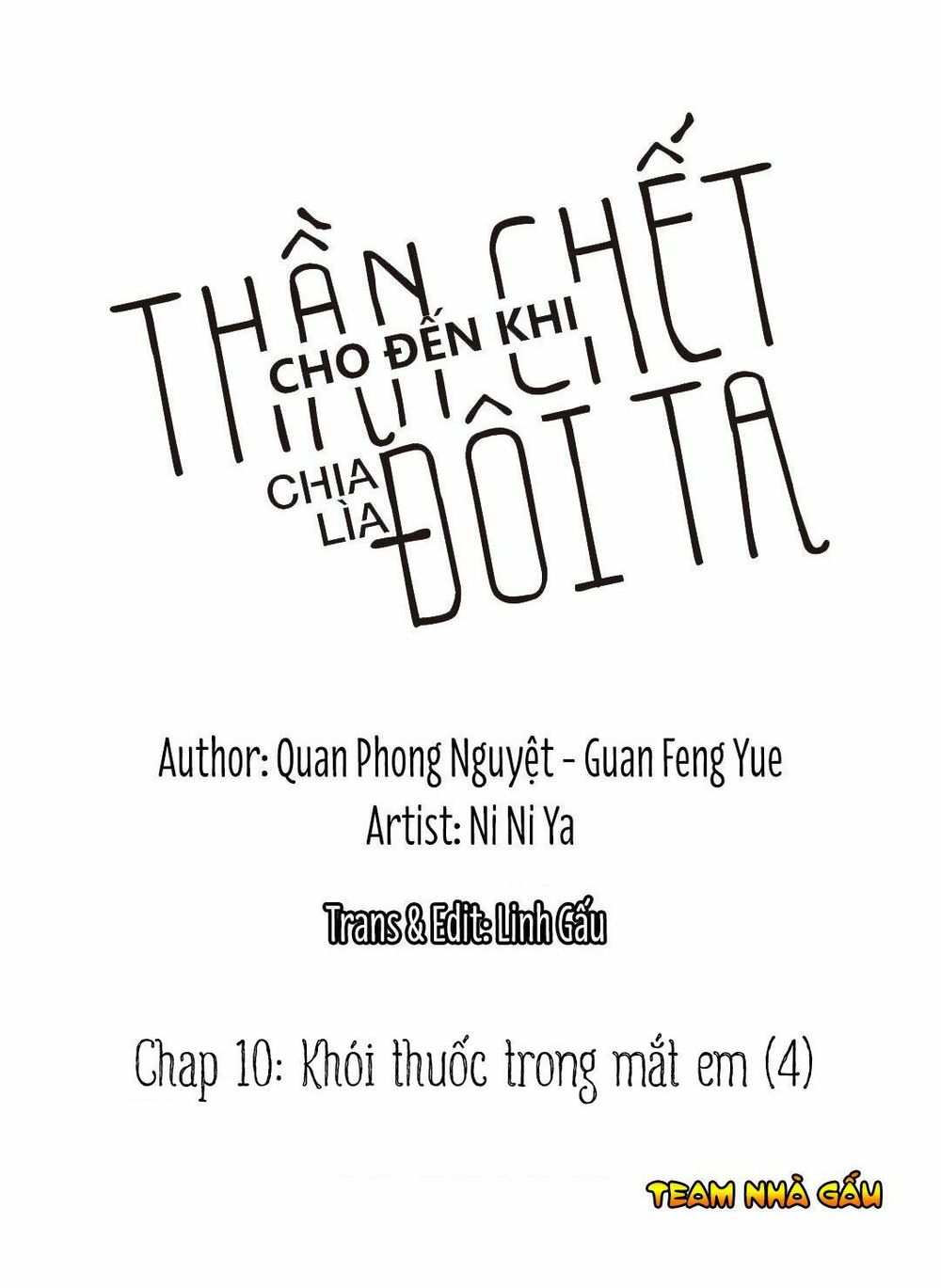 Cho Đến Khi Thần Chết Chia Lìa Đôi Ta Chapter 10 - 2