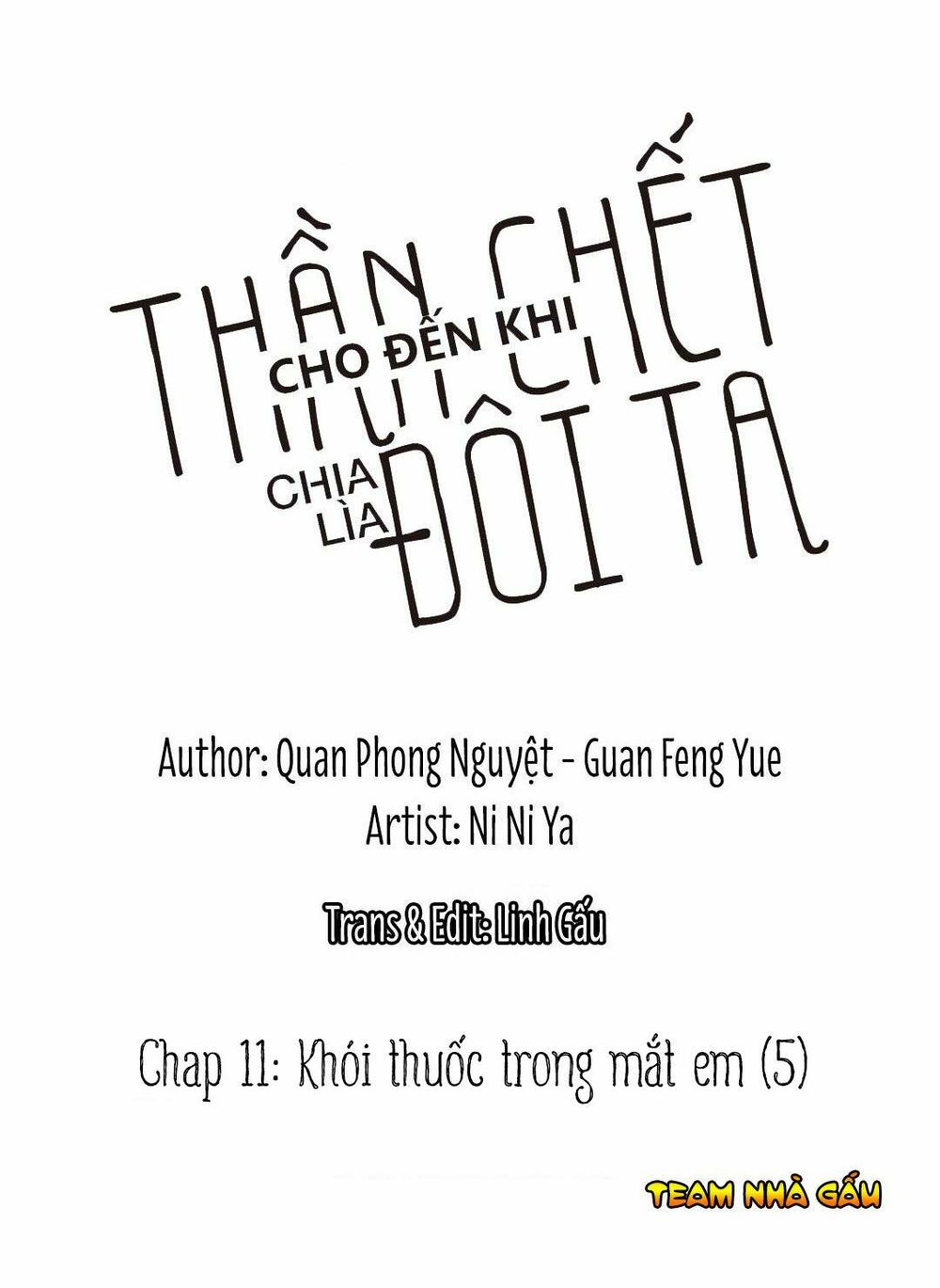 Cho Đến Khi Thần Chết Chia Lìa Đôi Ta Chapter 11 - 3