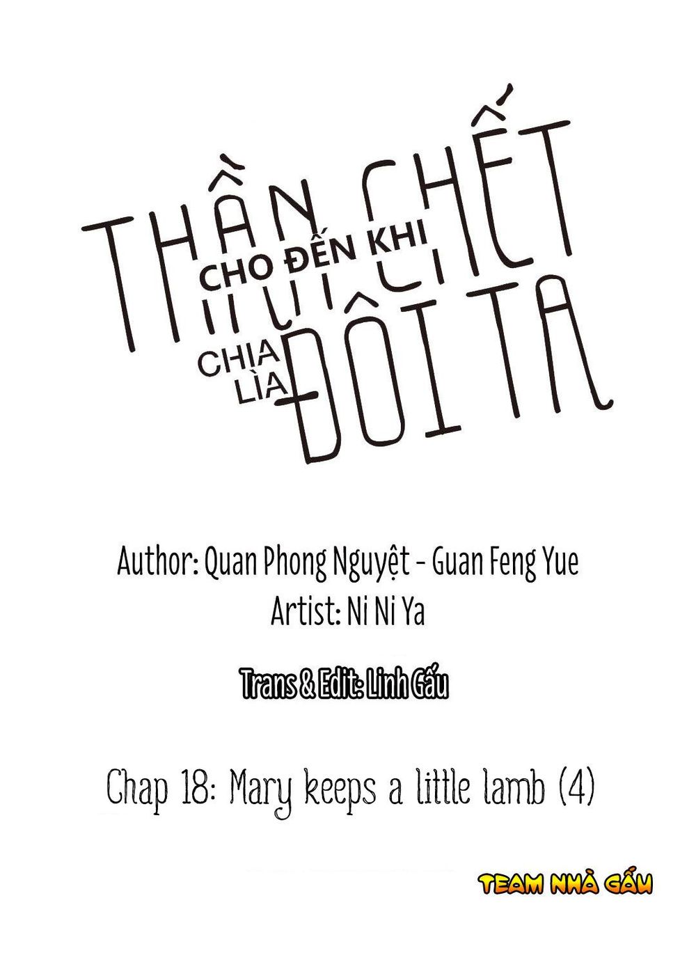 Cho Đến Khi Thần Chết Chia Lìa Đôi Ta Chapter 18 - 3