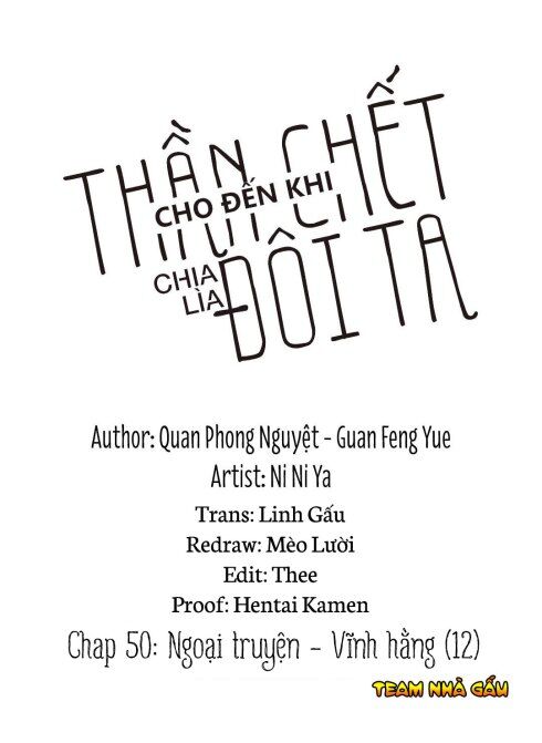 Cho Đến Khi Thần Chết Chia Lìa Đôi Ta Chapter 50 - 1