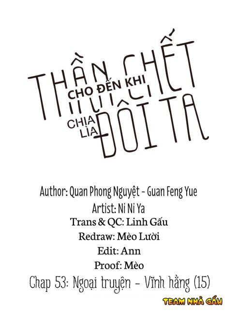 Cho Đến Khi Thần Chết Chia Lìa Đôi Ta Chapter 53 - 1