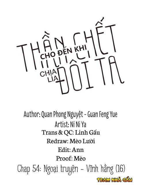 Cho Đến Khi Thần Chết Chia Lìa Đôi Ta Chapter 54 - 1