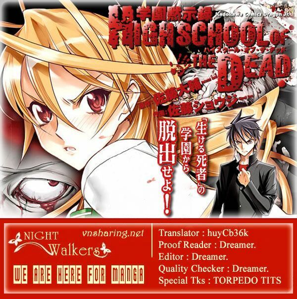 Highschool Of The Dead Chapter 29 - 1