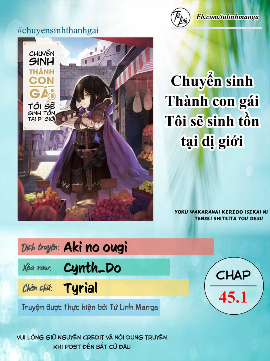 Chuyển Sinh Thành Con Gái, Tôi Sẽ Sinh Tồn Tại Dị Giới Chapter 45.1 - 2