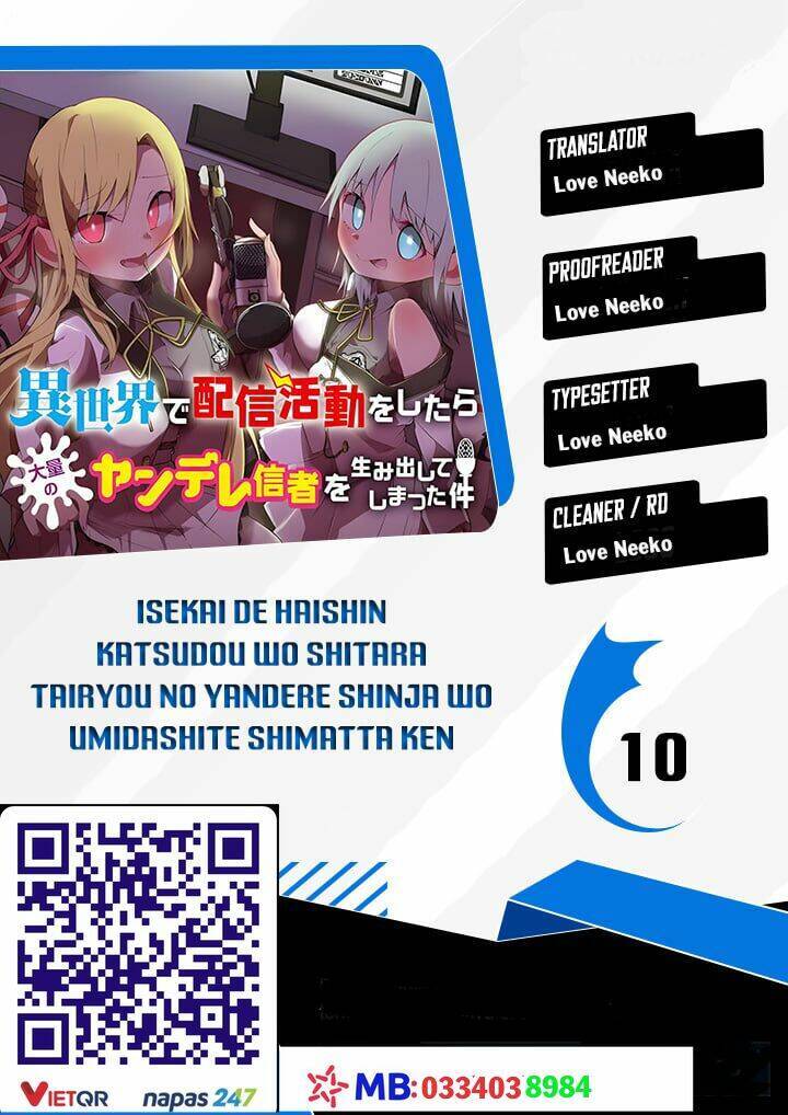 Isekai De Haishin Katsudou Wo Shitara Tairyou No Yandere Shinja Wo Umidashite Shimatta Ken Chapter 10 - 1