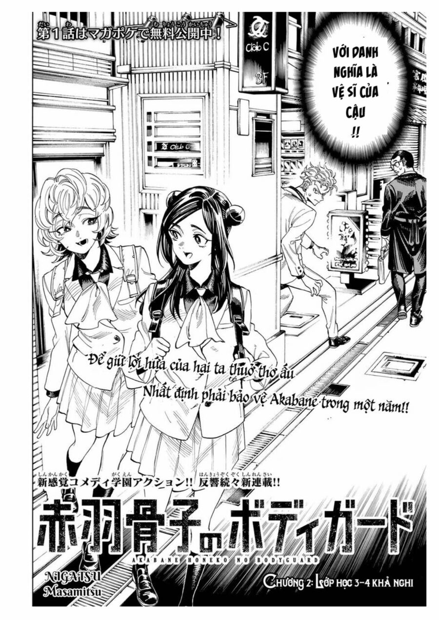 Vệ Sĩ Của Akabane Honeko Chapter 2.1 - 2